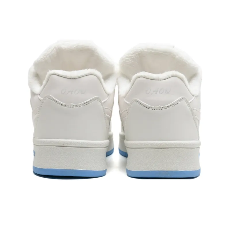 OAOQ Cushioning Height Increasing Abrasion Resistant Lightweight Mat Low Top Casual Shoes Unisex-78