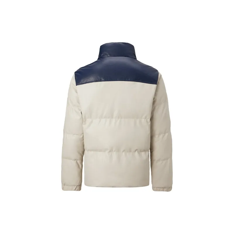 NAVIGARE Puffer Jacket Men's Coconut Milk White/Orchid-1