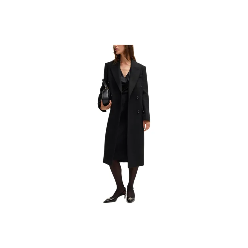 HUGO BOSS FW24 Coat Women's Black-3