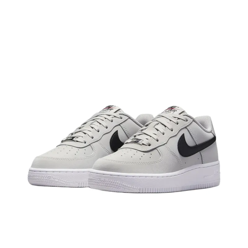 Nike Air Force 1 Anti Slip Wear Resistant Low Top Kids' Skateboarding Shoes Gray Unisex-2