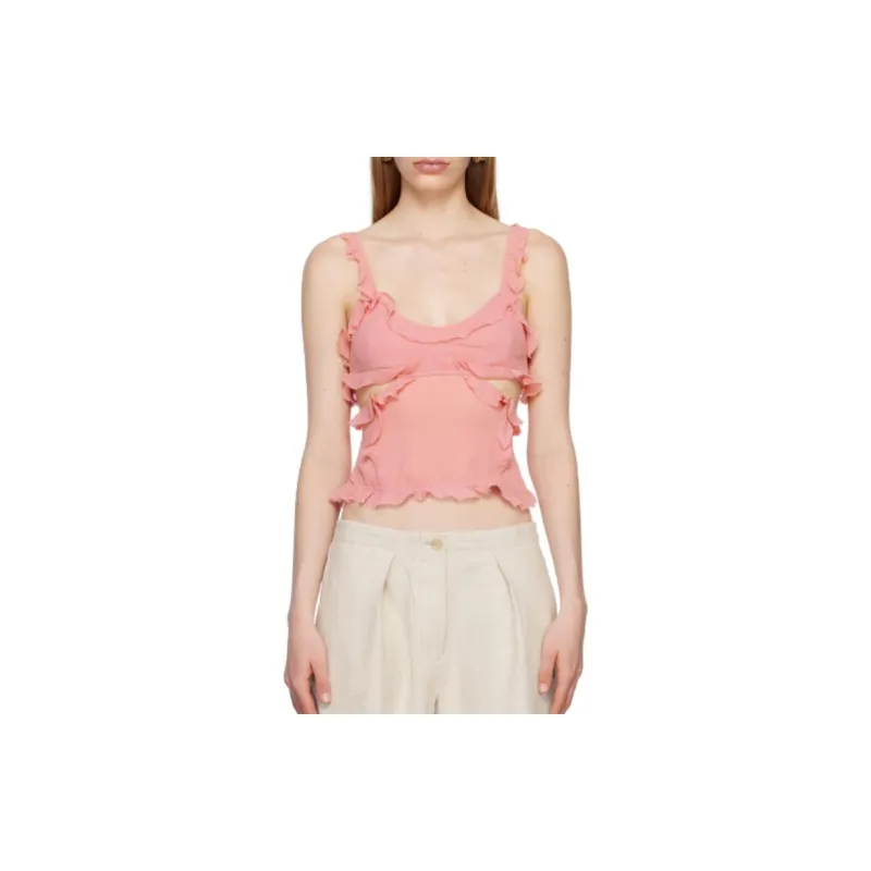 Acne Studios Tank Tops Women's Light Pink Red-2