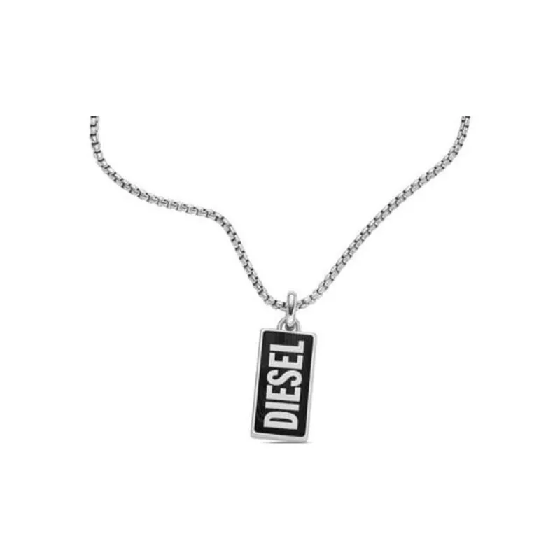 DIESEL Logo-pendant Necklace-0
