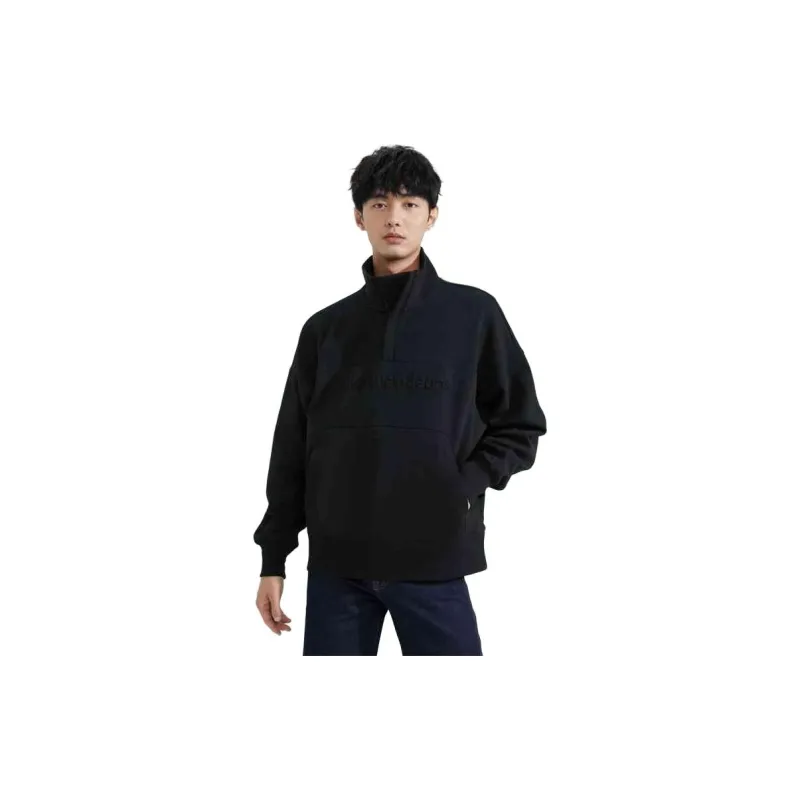 Calvin Klein Logo embroidered High neck Sweatshirt-2