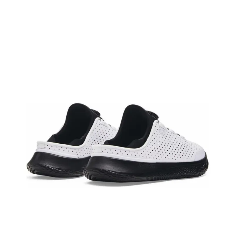 Under Armour Ua Flow Slipspeed Anti Slip Wear Resistant Low Top Training Running Shoes Unisex White Black-3