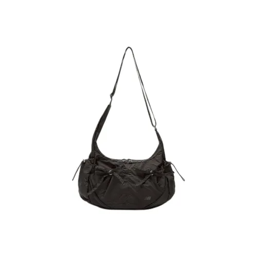 New Balance Nylon Crossbody Bag Shoulder Bag Women's Dark Brown