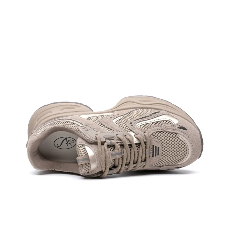 ABIDJAN Breathable Lightweight Low Top Chunky Sneakers Women's-29