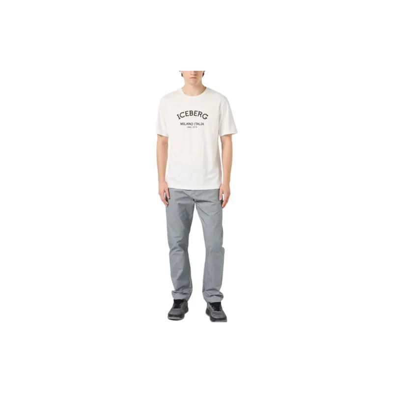 Iceberg Logo print T shirt-1