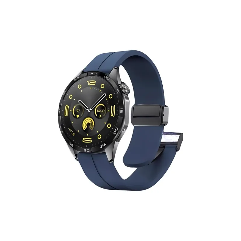 Mr. Strap Watch Band Huawei Compatibility Silicone Material-5