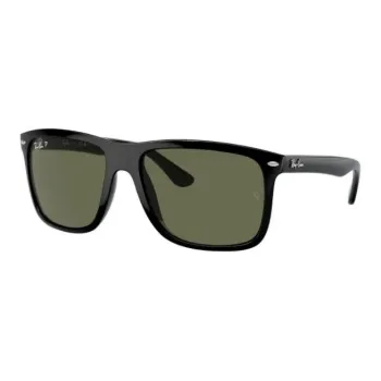 RayBan Thermoplastic Plastic Square Sunglasses Men's Black