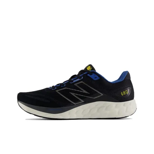 New Balance Fresh Foam 680v8 Anti Slip Wear Resistant Low Top Running Shoes Men's Black