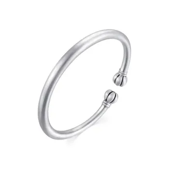 Brahmacharya 999 Fine Silver Bangles Women's