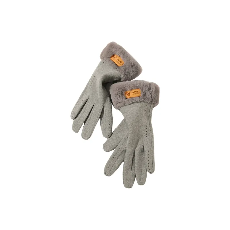 15 MINS 92% Polyester 8% Elastane Knit Gloves Women's-9