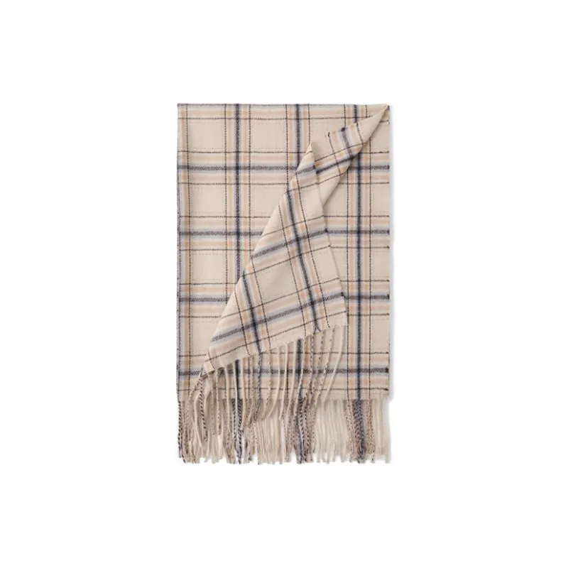 FREE RABBITⅡ Soft Skin Friendly Comfortable Warm Shawl Advanced Korean Style Scarf Unisex-5