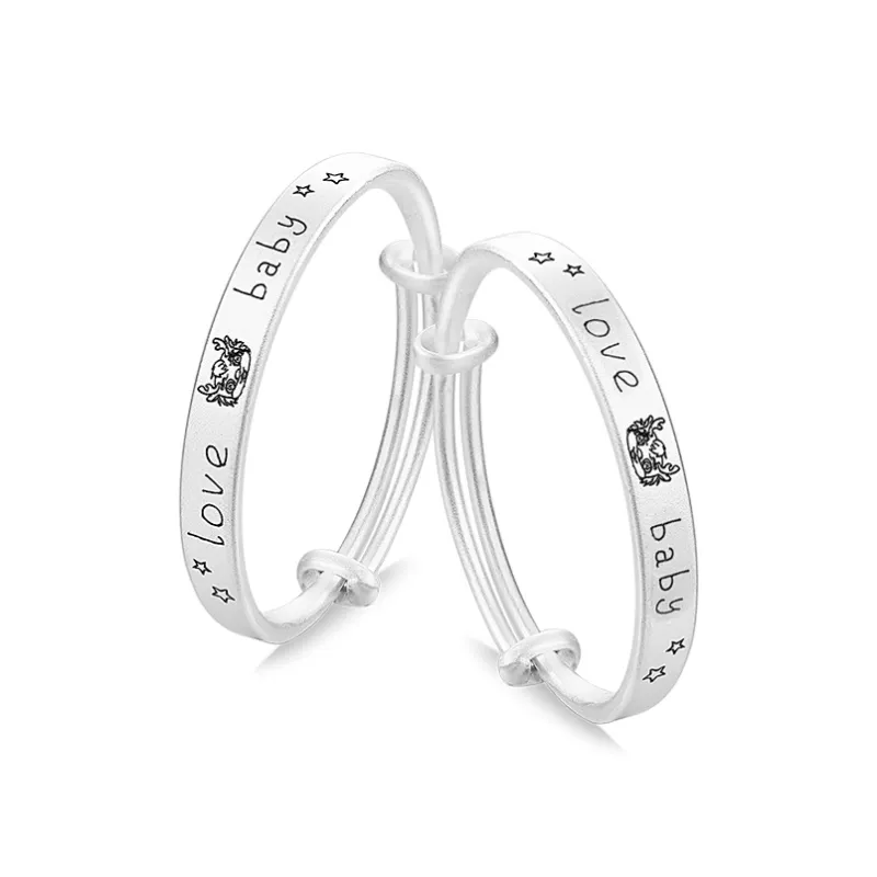 Sentimentality 999 Fine Silver Bangles Kids'-1