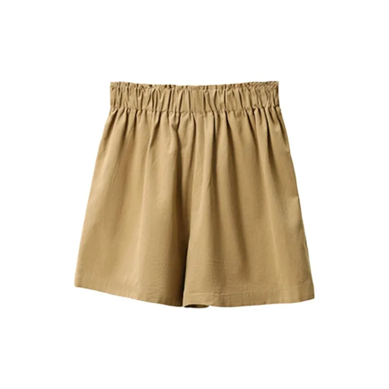 Shavani Casual Shorts Women's Khaki-1