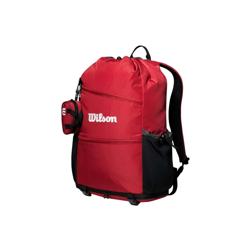 Wilson Tennis Racket Bags Polyester, Polyurethane Unisex 52.5*28*14cm Red-1