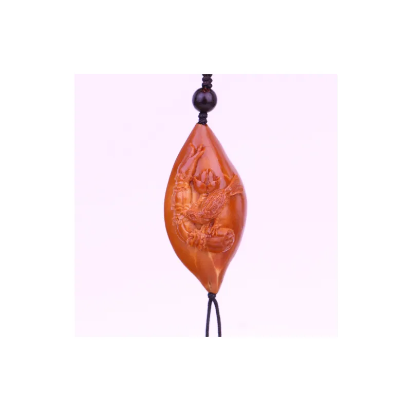 ZHOUPAI Olive Pit Pendants Unisex-3