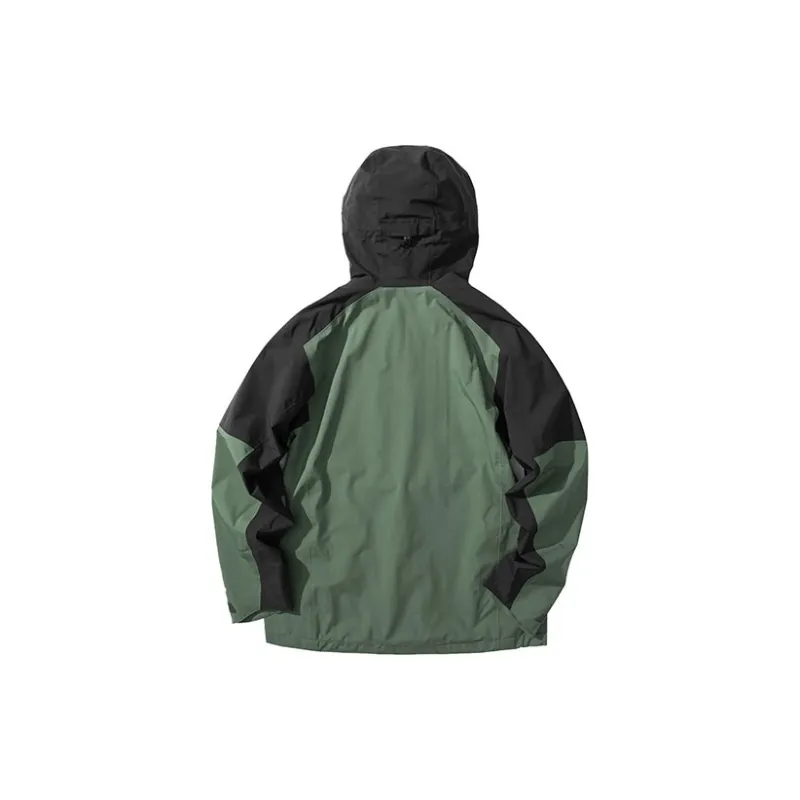 JACK WOLFSKIN Windbreaker Jackets Men Hedge Green+Accessory-2