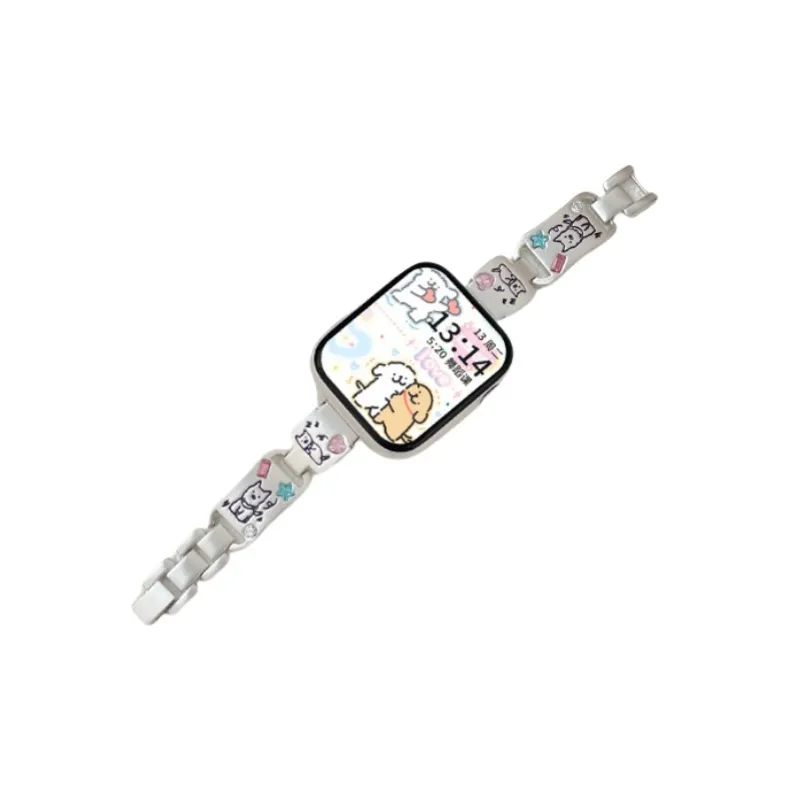Wepro Compatibility With S10 Generation Apple Watch S9, S8, S7, SE, And Ultra 2. Apple Compatibility Watch Band Metal-3