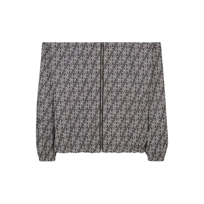 FENDI Ff Jacquard Hooded Tunic Jacket-5