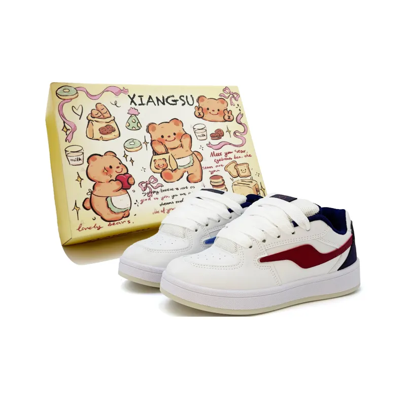 XIANGSU Fashion Trend Comfortable Commute Versatile Low-Top Skateboard Shoes Women's-30