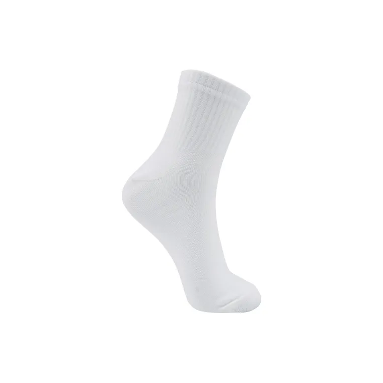 NBA Mid Calf Socks Men's 6 Pack White-1