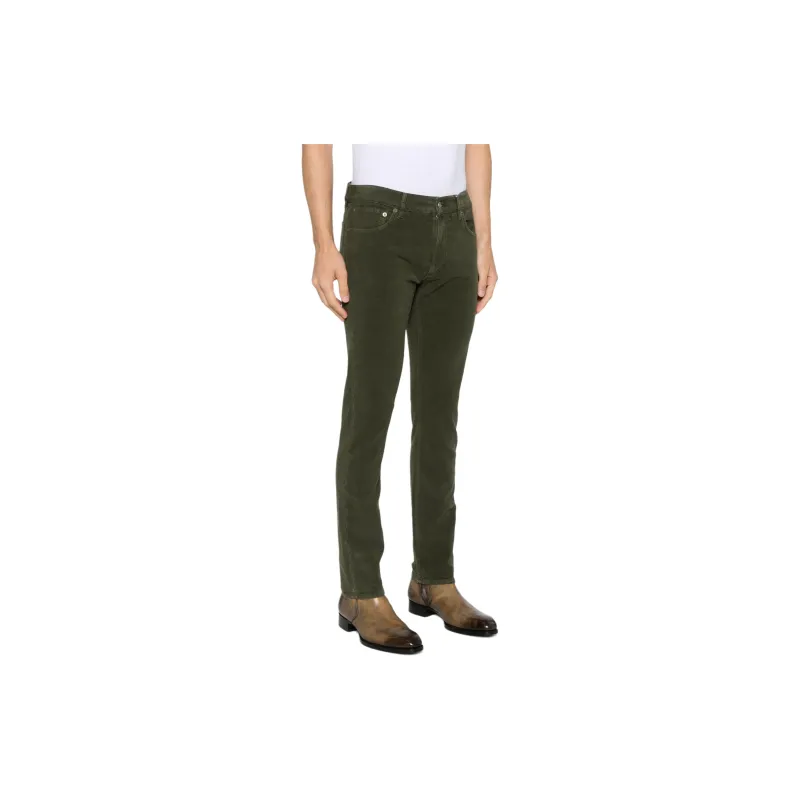 Ralph Lauren Purple Label Mid Rise Felted Trousers-3