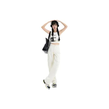 SONGS ALONG Jeans Women's Milk White