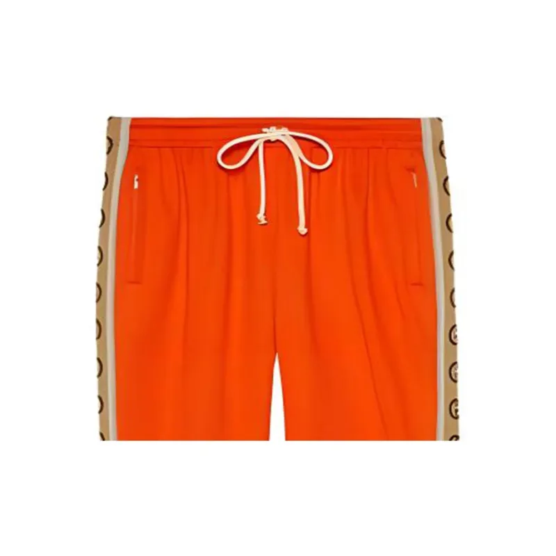 GUCCI Sports Pants Men's Orange-3