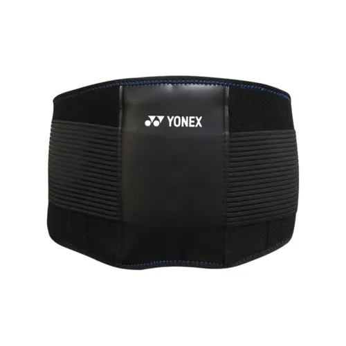 YONEX Back Support Braces Fitness Breathable Protective Compression Black Elastane Polyester Unisex