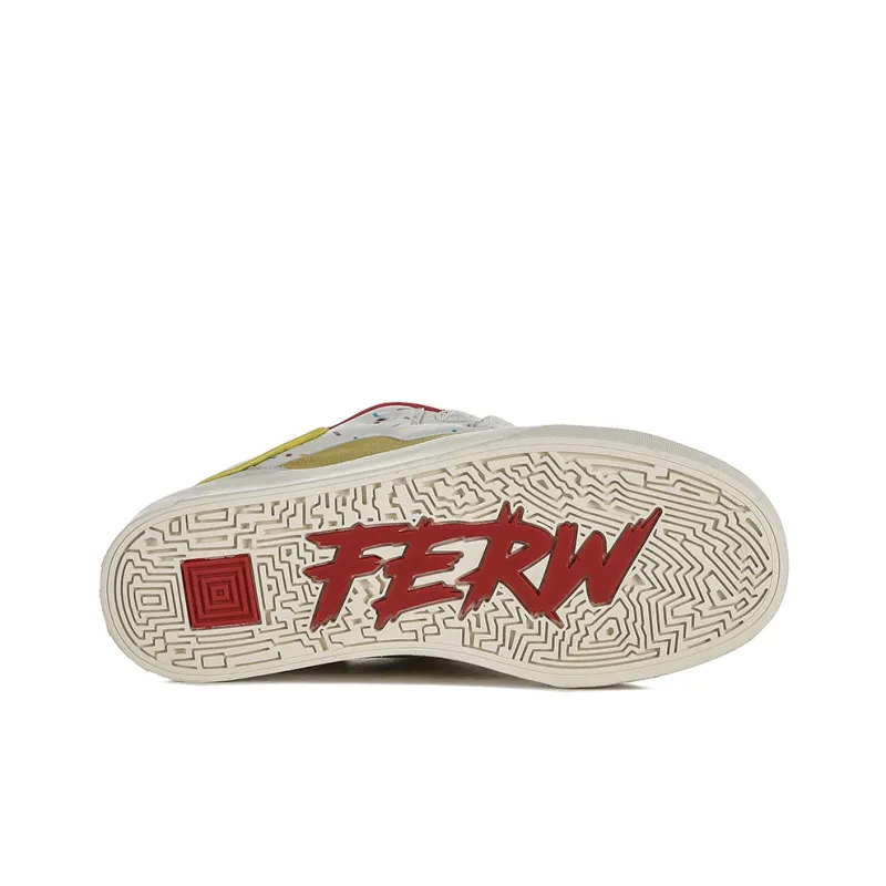 FERW Sweetheart Particles Coverage Anti-Slip And Wear-Resistant Breathable Low-Top Skateboard Shoes Unisex-5