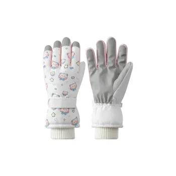 NANJIREN Thickened Ski Gloves Women's