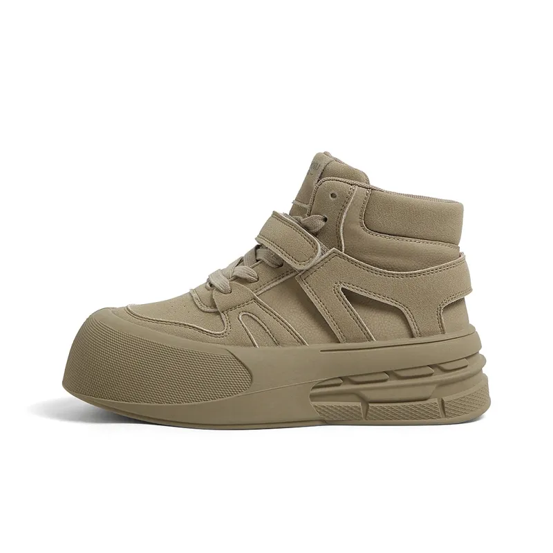 HUANQIU Coverage Anti-Slip And Wear-Resistant High-Top Skateboard Shoes Women's-5