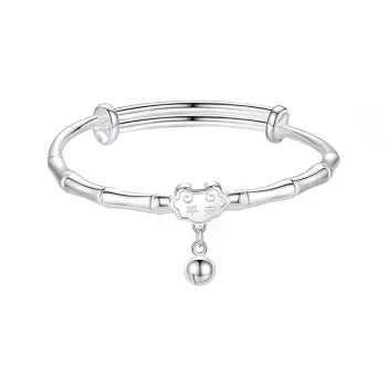 Danfu 999 Fine Silver Sterling Silver Bracelets Women's