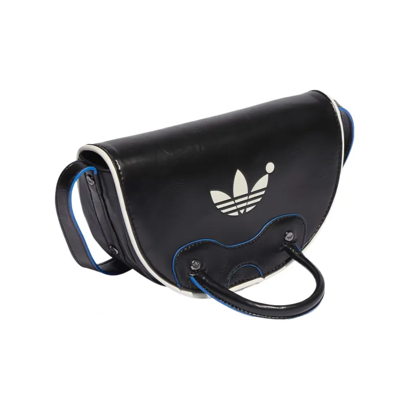 Adidas Polyurethane Shoulder Bag, Crossbody Bag Regular Unisex Black-2