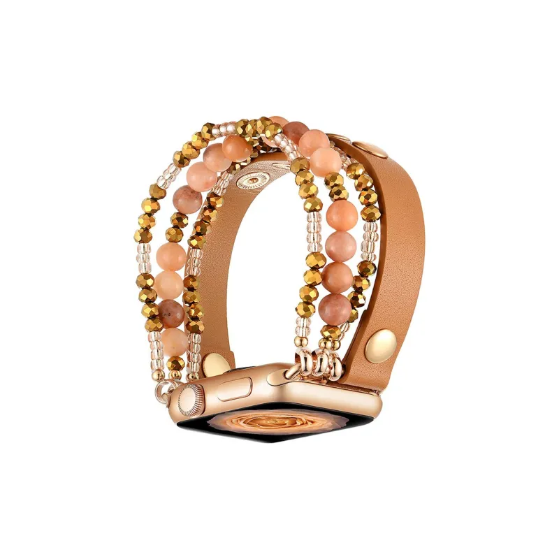 ZHENGGUANG Apple Compatibility Watch Band Leather Material-5
