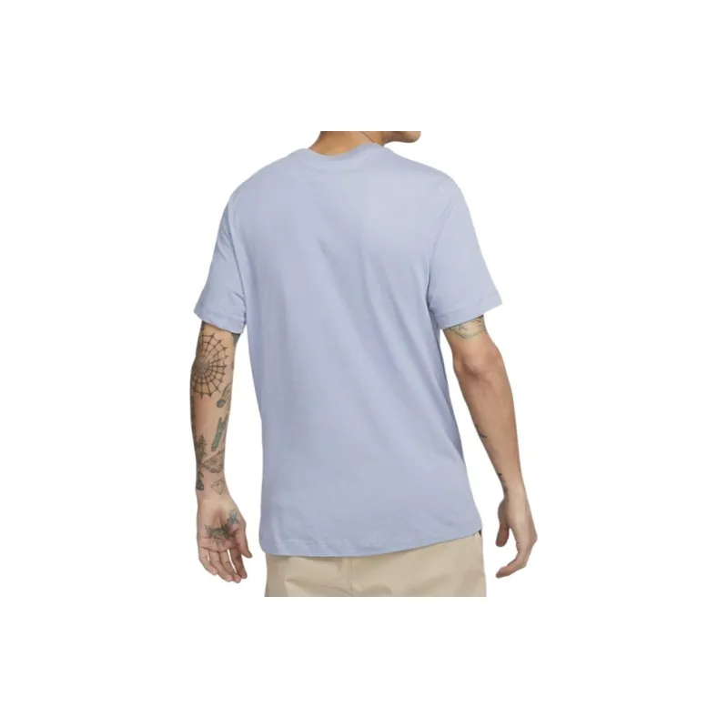 Nike Sportswear T Shirts Men Slate Blue-4