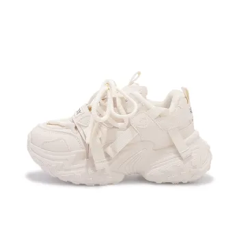 SNXR Low Top Chunky Sneakers Women's Beige