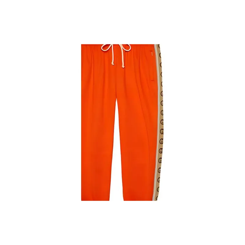 GUCCI Sports Pants Men's Orange-5