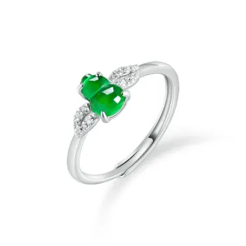 Jade Is Boundless Ice Type Jadeite Rings Unisex