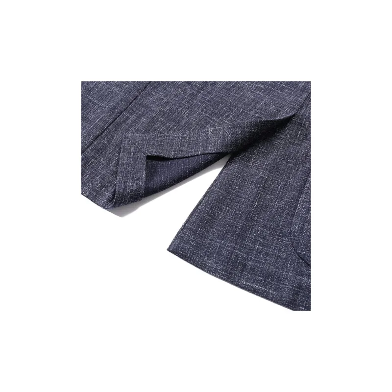 Zegna FW24 Casual Suit Business Suit Men's Mixed Blue-4