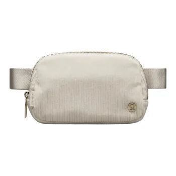 Lululemon Cotton One Shoulder Crossbody Fanny Pack Women's Bone White