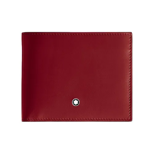 MONTBLANC Meisterstuck Leather Wallet Men's Reddish Umber