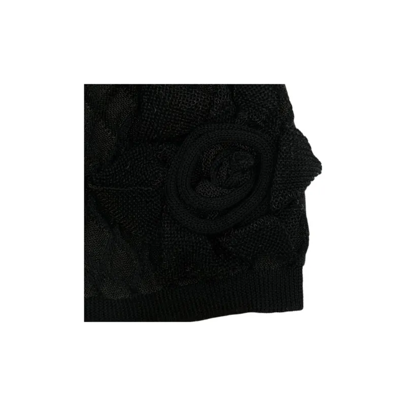 BALMAIN Floral appliqué Beanie-2