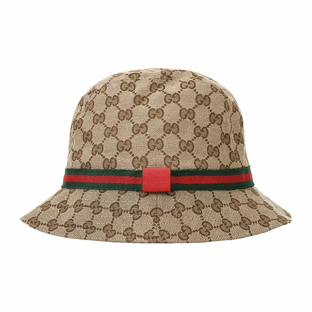 GUCCI X Palace GG P Canvas Fedora With Web And Logo Detail-1