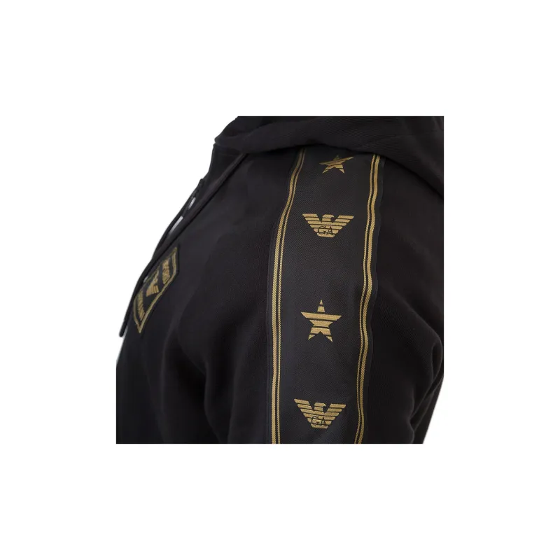 EMPORIO ARMANI Casual Long Sleeved Hoodie Men's Black-5