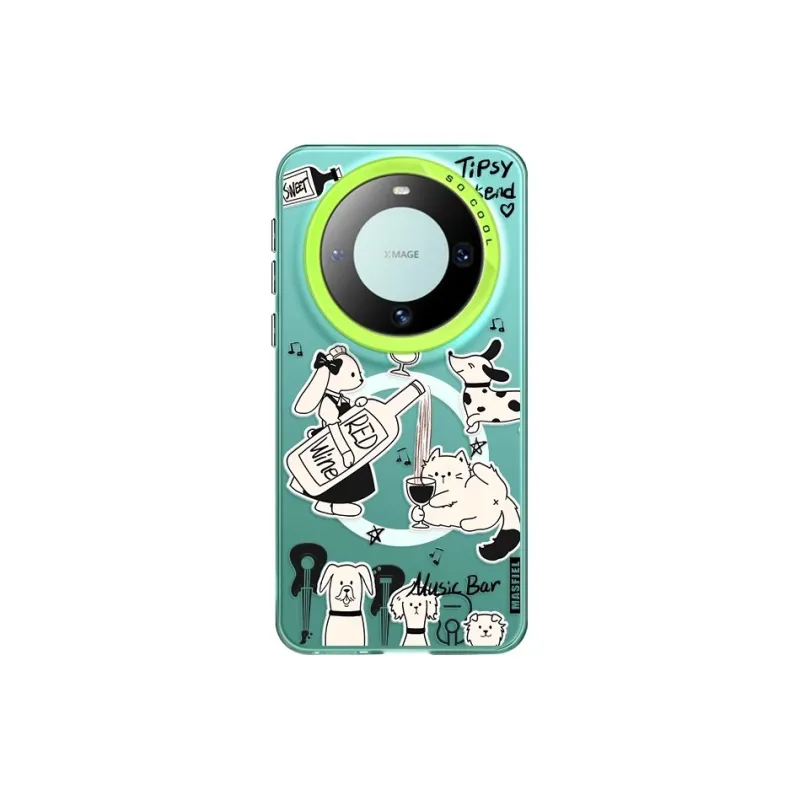 Marsfield TPU Material Color Silver Magnetic Phone Cases Compatible With Huawei P70/60/MATE60/50PRO-0