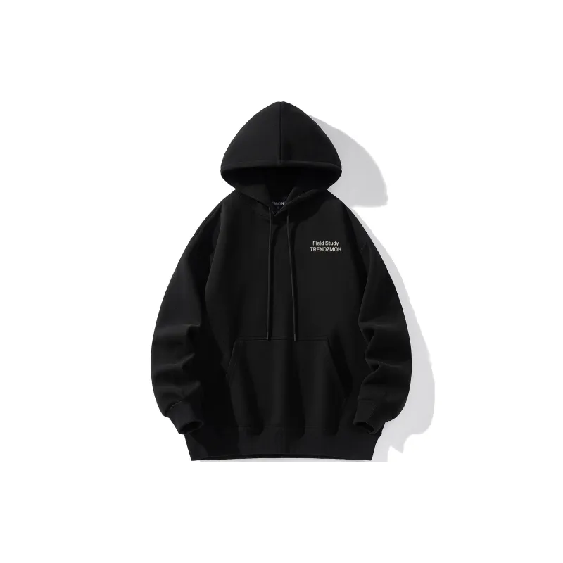 ZMOH Fleece Lined Hoodie Unisex Couple's-1