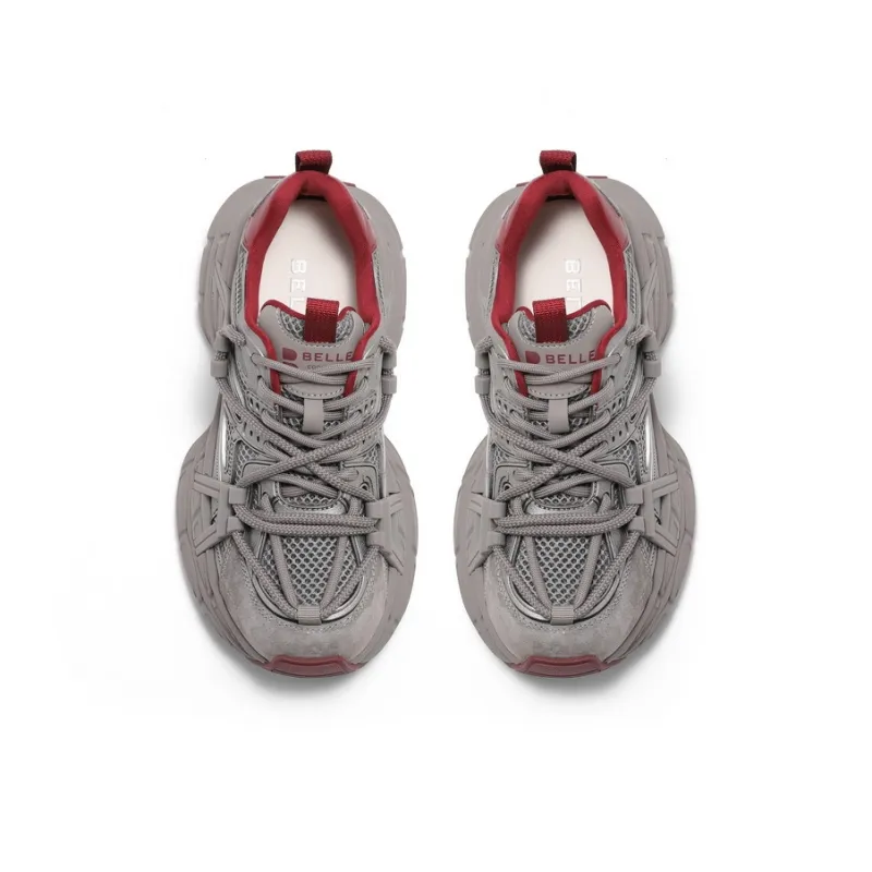 BELLE Wear-Resistant Slip-Resistant Low-Top Chunky Sneakers Women's-2