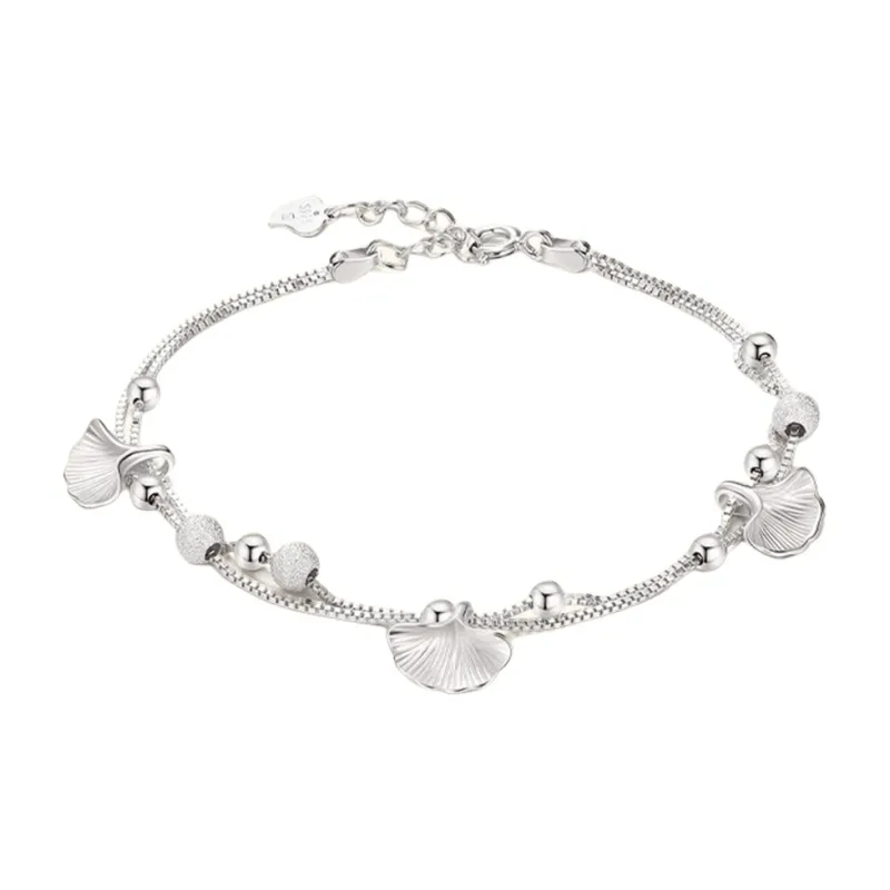 DONGFANGJIE 999 Fine Silver Sterling Silver Bracelet Women's Gift Box Set-0